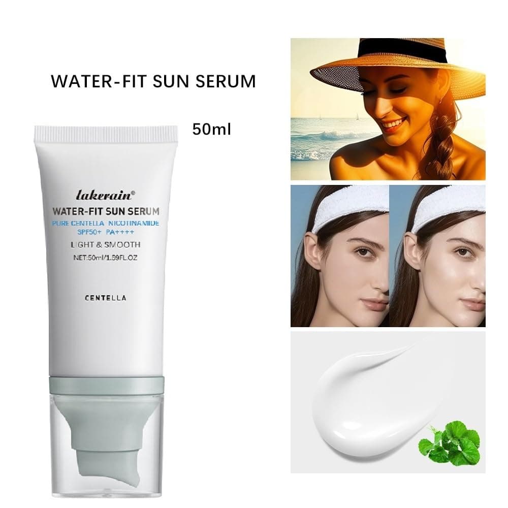 Madagascar Centella Hyalu-Cica Water-Fit Sun Serum Twin Pack (50 ml × 2 pcs) – SKIN 1004