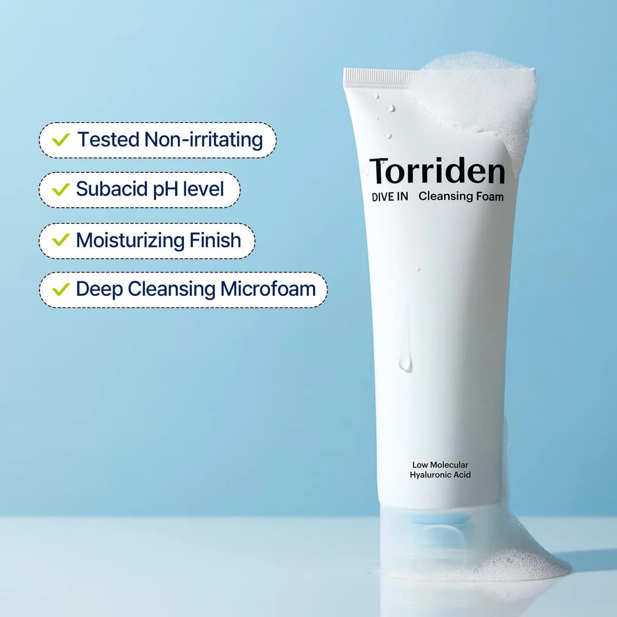 DIVE-IN Low Molecular Hyaluronic Acid Cleansing Foam