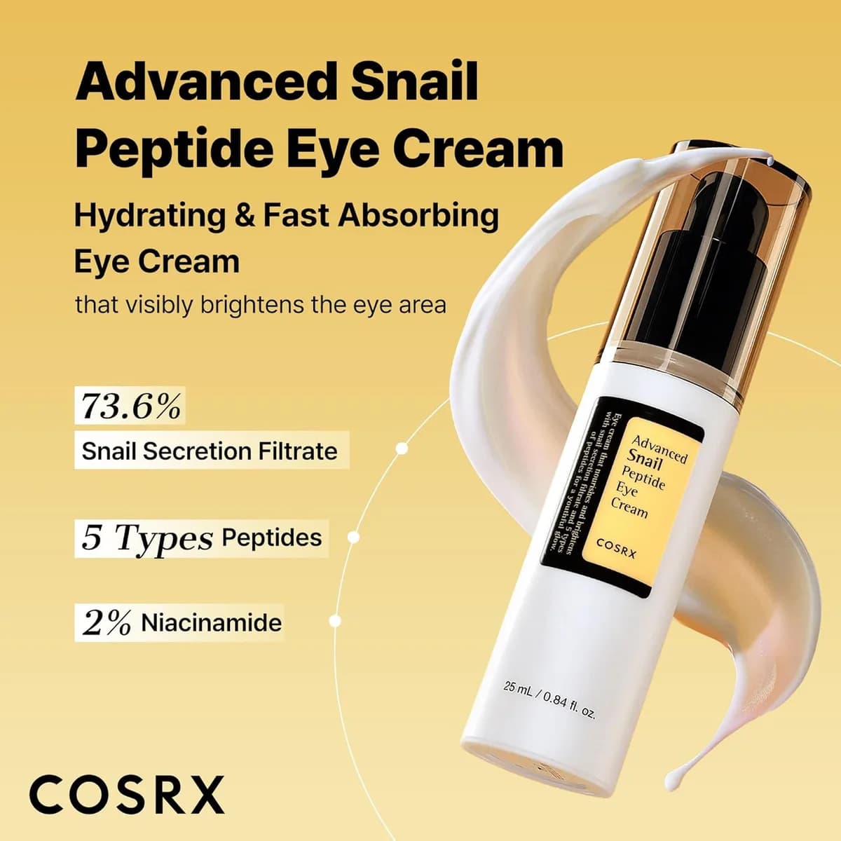 COSRX Snail Mucin Peptide Under Eye Cream