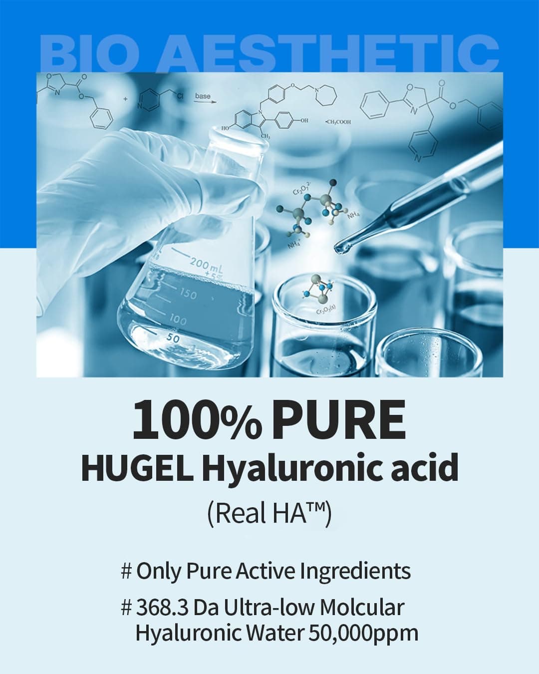 WELLAGE Real Hyaluronic Ampolla azul 100
