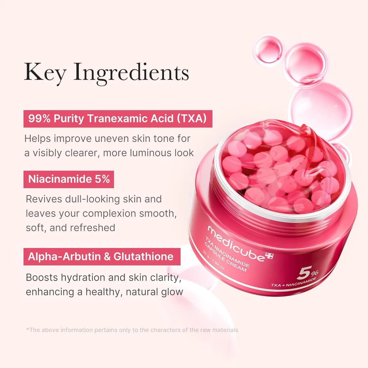 Medicube TXA + Niacinamide Capsule Cream