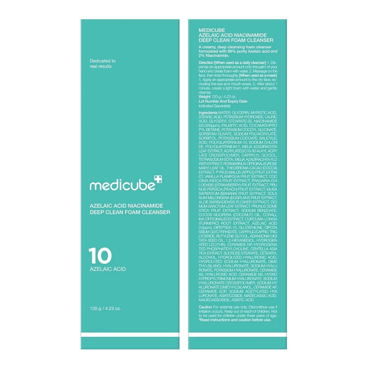 Medicube Deep Azelaic Acid + Niacinamide Foam Cleanser
