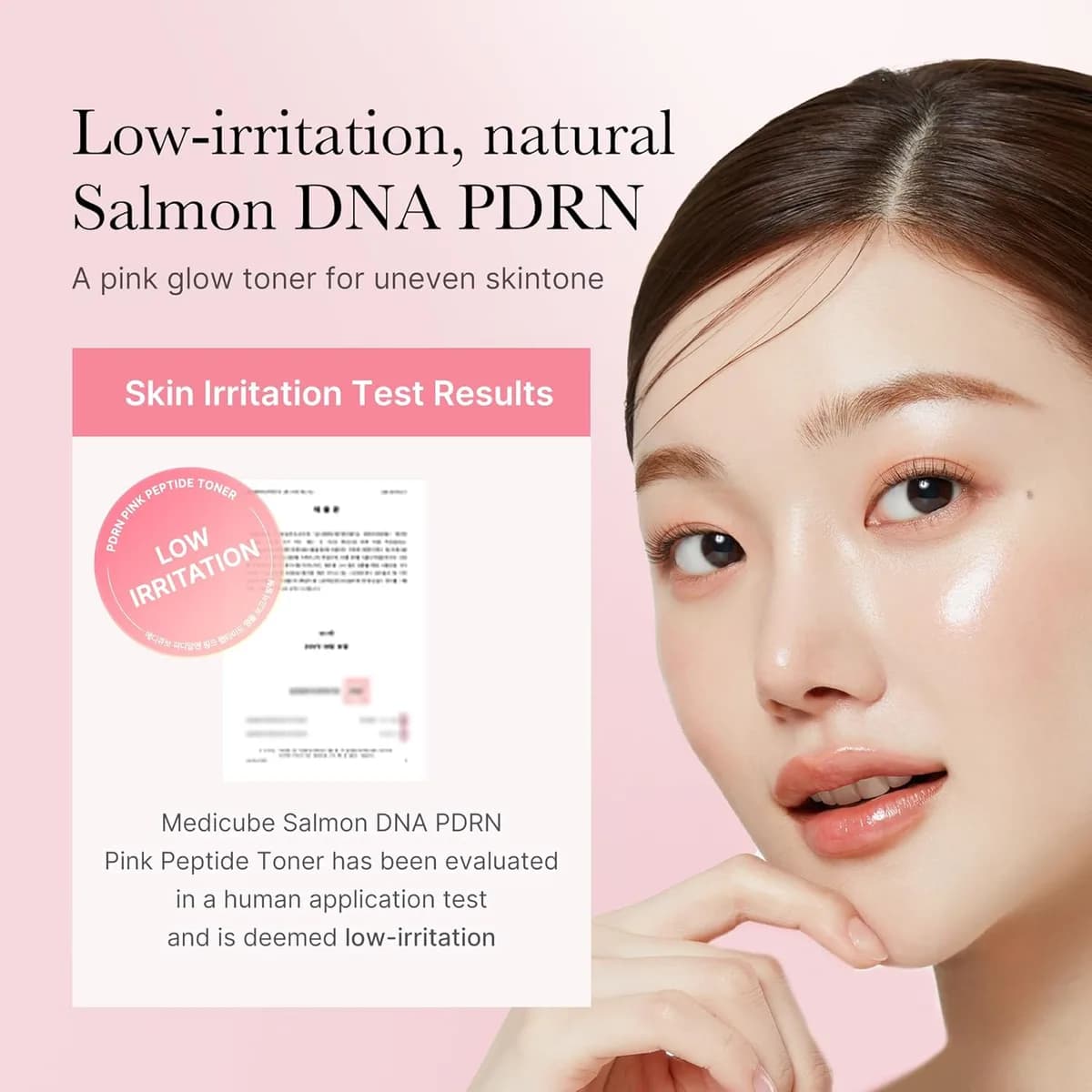 Medicube Salmon DNA PDRN Pink CICA Tónico Calmante