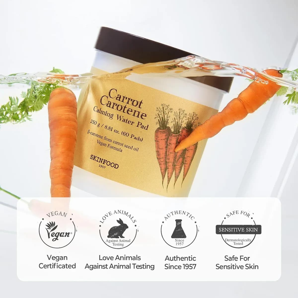 Carrot Carotene Calming Water Pad