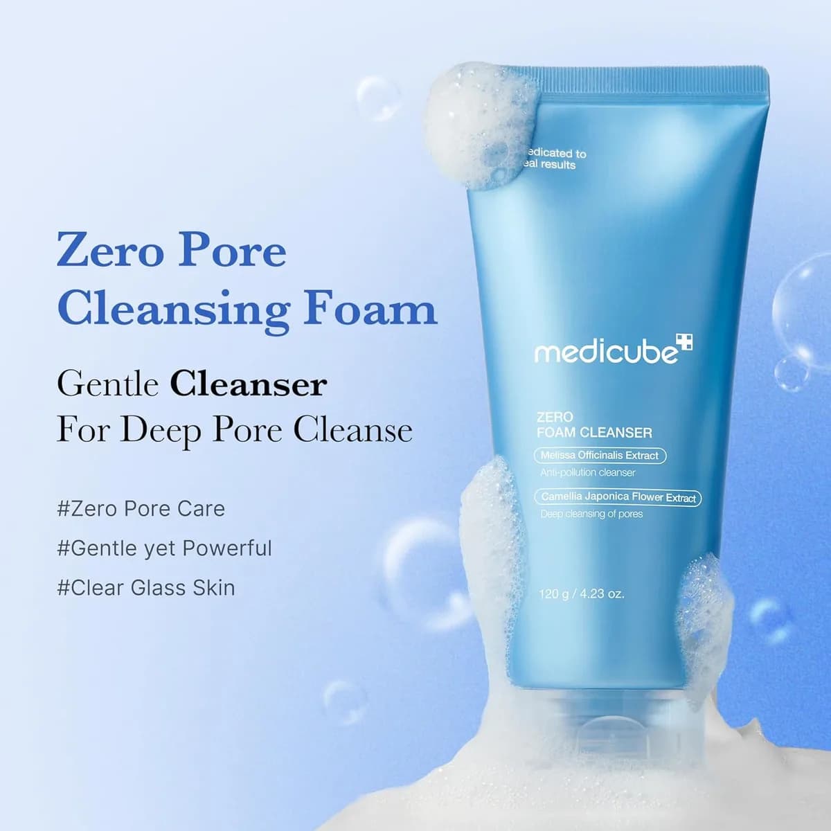 Medicube Zero Foam Cleanser para piel sensible