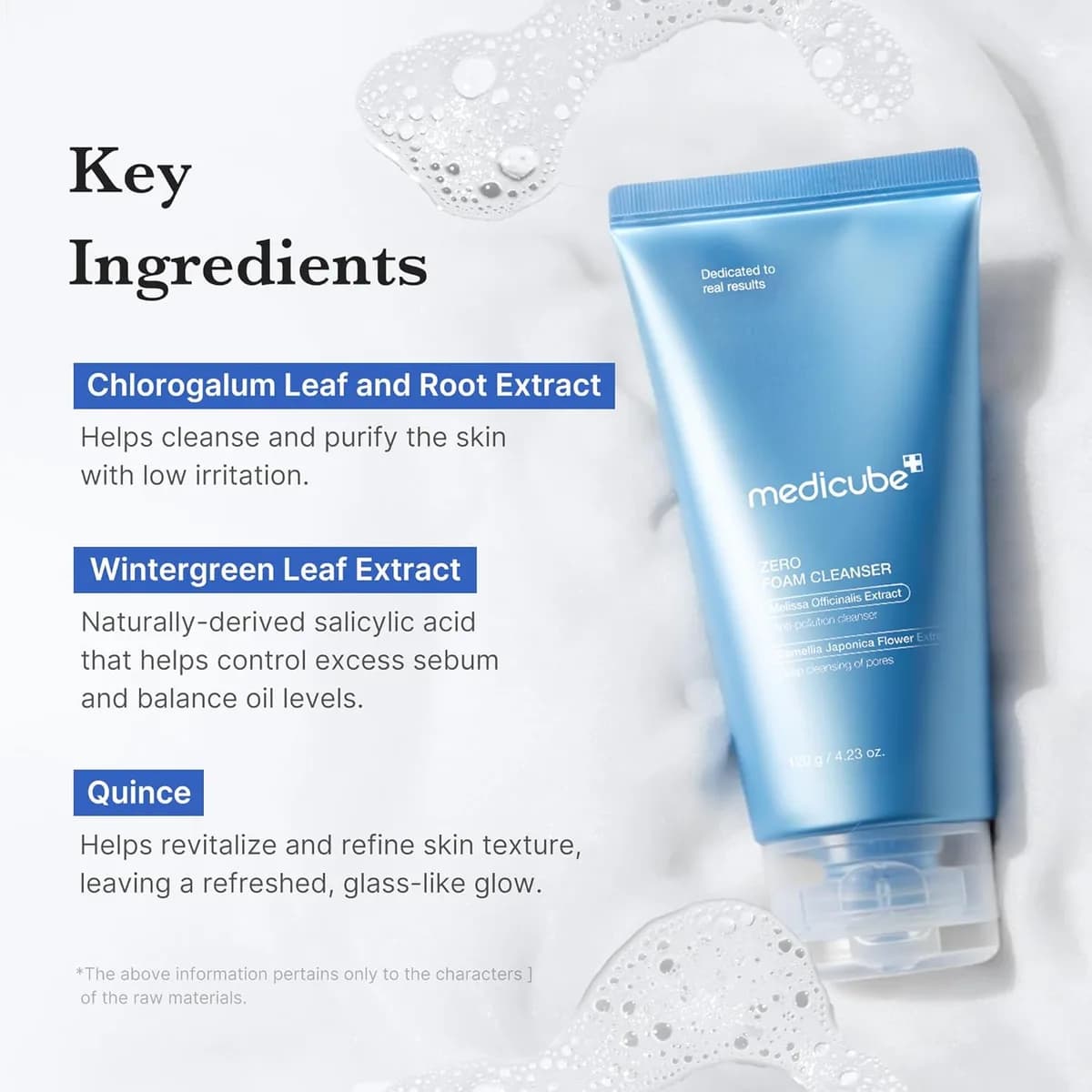 Medicube Zero Foam Cleanser para piel sensible