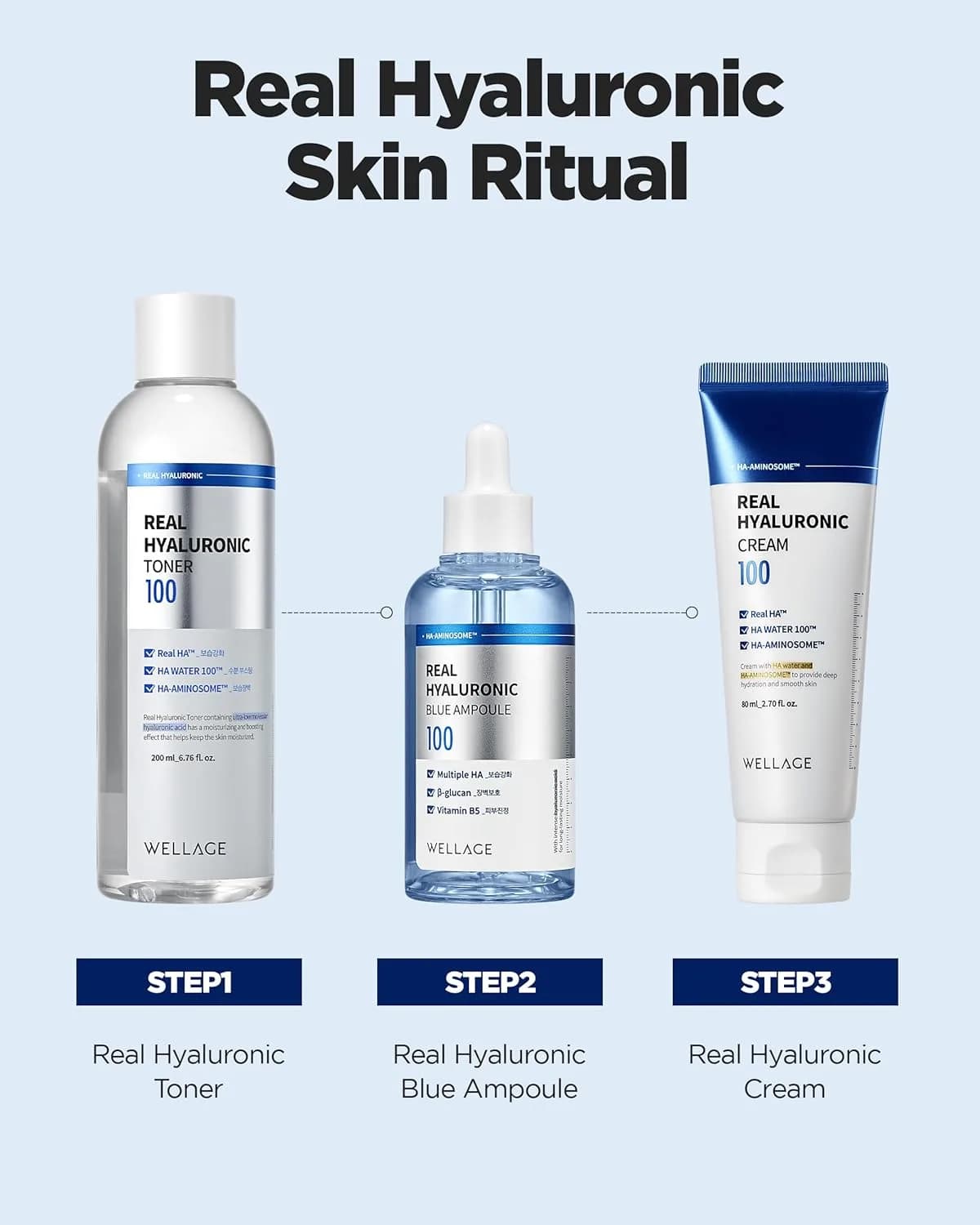 WELLAGE Real Hyaluronic Cream 100