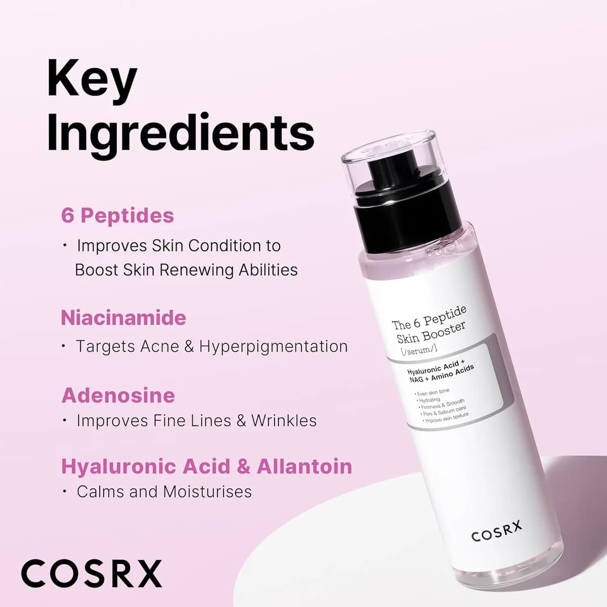 COSRX Suero-tóner Colágeno Peptide 6X + Niacinamida