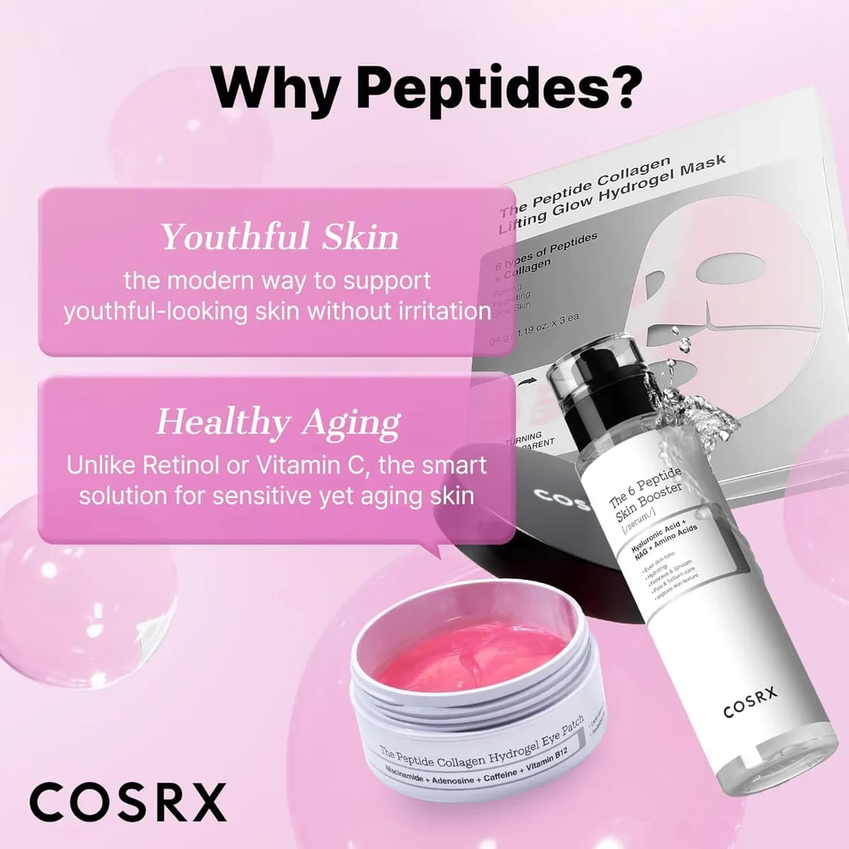 COSRX Suero-tóner Colágeno Peptide 6X + Niacinamida