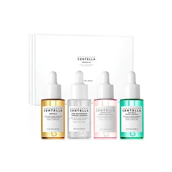Madagascar Centella Ampoule Kit (30 ml × 4 pcs) – SKIN 1004