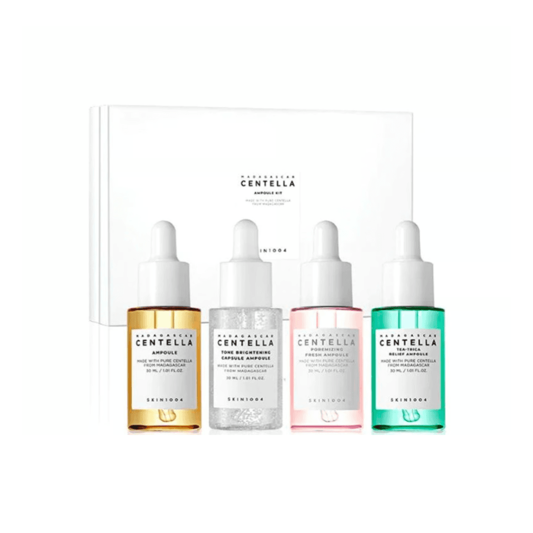 Madagascar Centella Ampoule Kit (30 ml × 4 pcs) – SKIN 1004