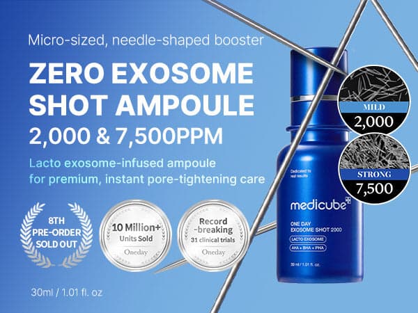 Medicube One Day Exosome Shot Serum 7500 ppm + Spicule